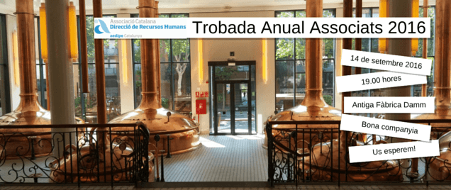 Trobada Anual d’Associats 2016 – 14/09/2016
