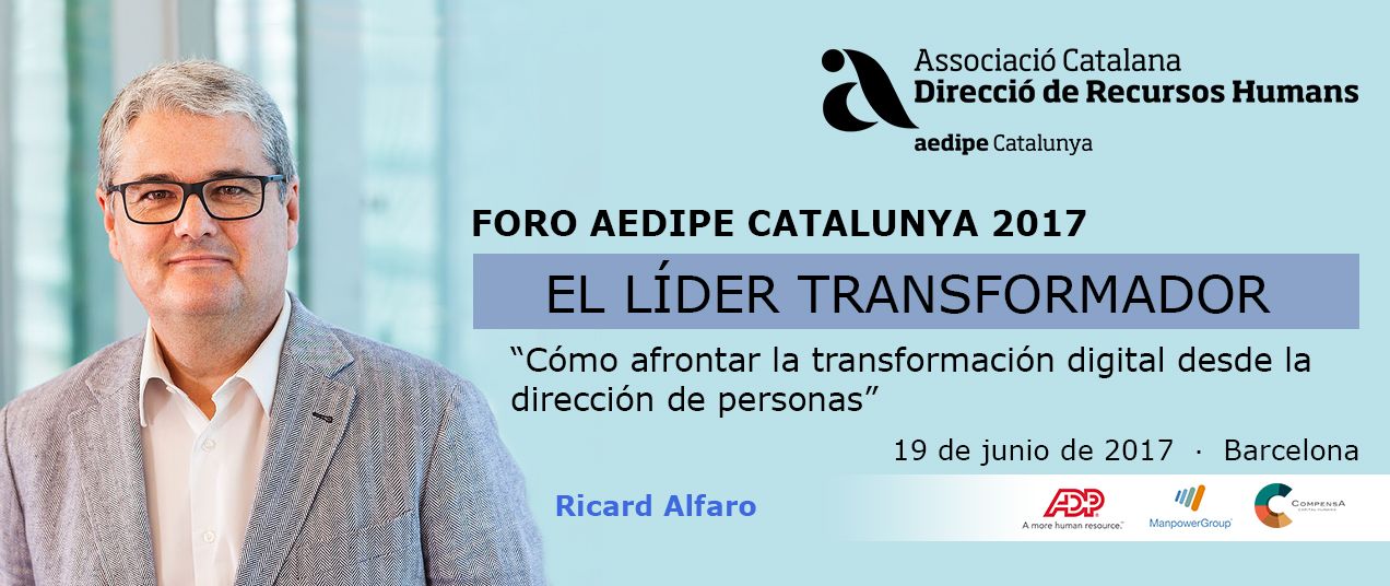 Ricard Alfaro, ponent del Foro Aedipe Catalunya 2017