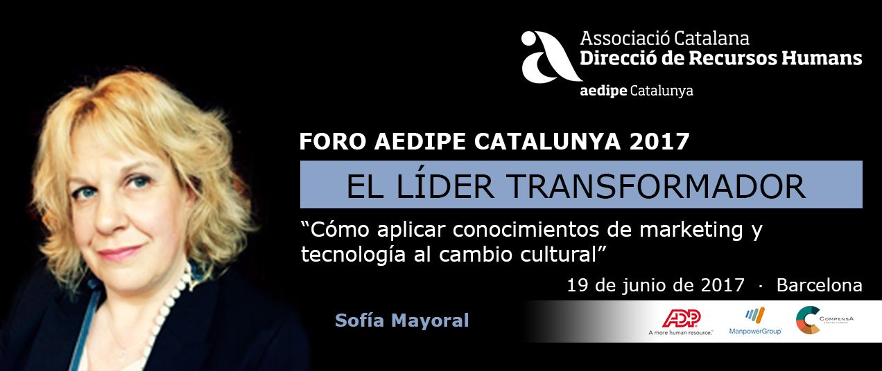 Sofía Mayoral, ponent del Foro Aedipe Catalunya 2017