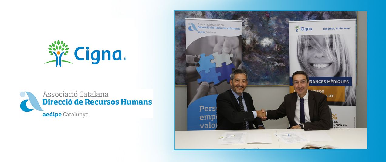 Cigna, nou patrocinador d’Aedipe Catalunya.