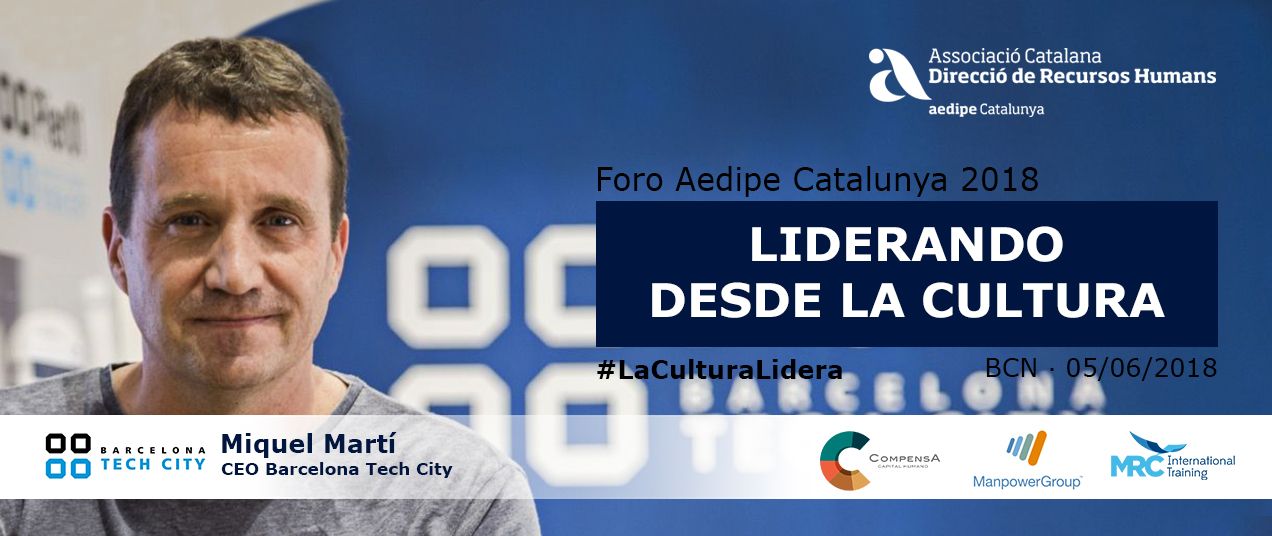 Miquel Martí, ponent del Foro Aedipe Catalunya 2018. 05/06/2018