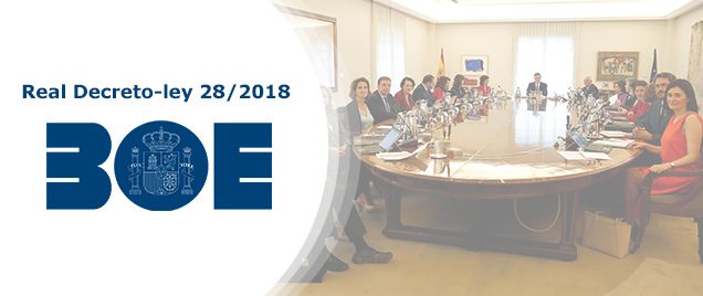 Publicat al BOE el Reial Decret-llei 28/2018 que aprova noves mesures laborals i d’ocupació