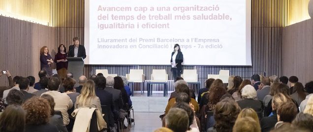 Lliurament de premis de la 7a edició del Premi Barcelona a l’Empresa Innovadora en Conciliació i Temps