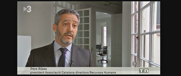 Aedipe Catalunya al TN de TV3 amb motiu del registre de la jornada laboral