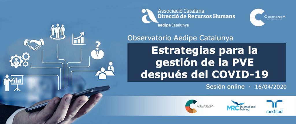 Estratègies per a la gestió de la PVE després del COVID-19. Observatori Aedipe Catalunya 16/04/2020