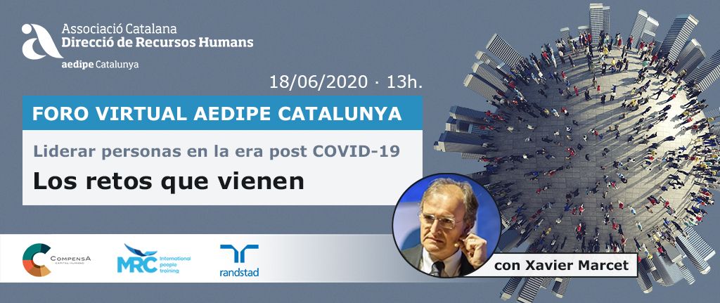 Foro Aedipe Catalunya 2020. Els reptes que venen. 18/06/2020