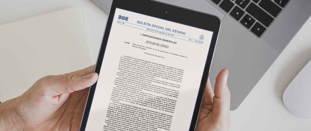 Publicada al BOE l’extensió dels beneficis dels ERTO fins el 31 de gener