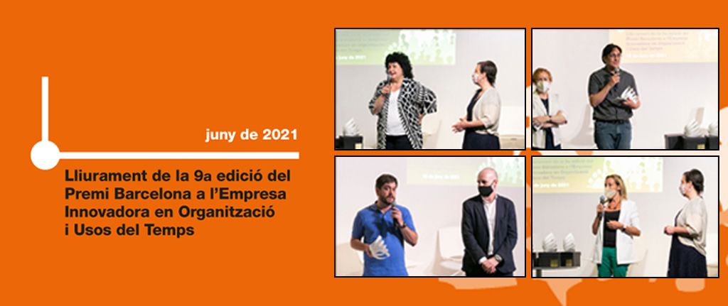 Lliurament dels guardons del Premi Barcelona a l’Empresa Innovadora en Organització i Usos del Temps 2020