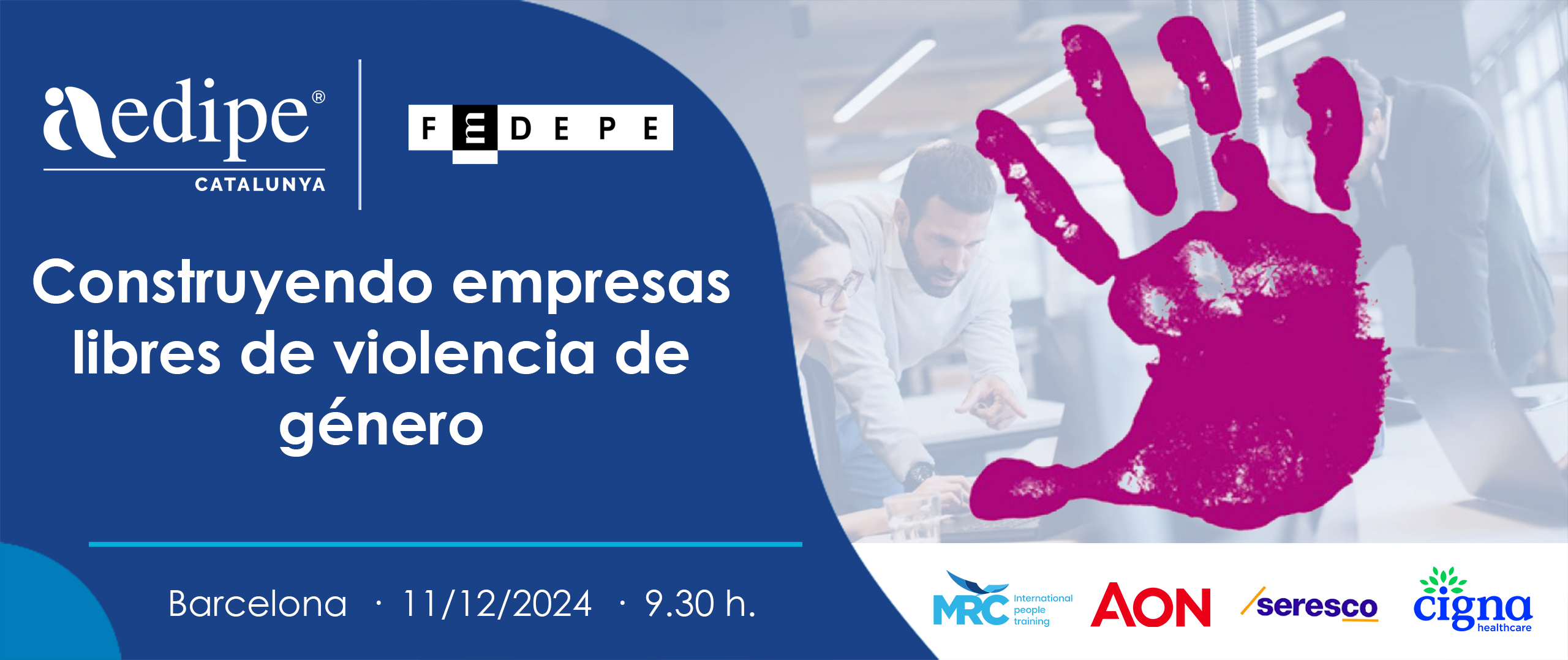 Construint empreses lliures de violència de gènere. 11/12. Inscripció oberta