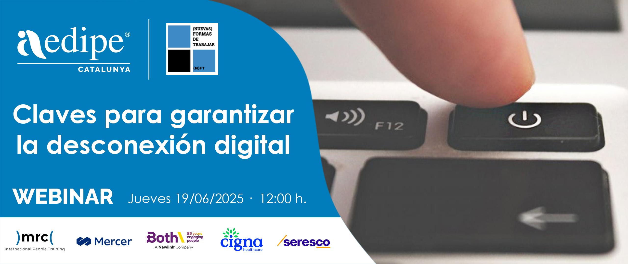 Seminari web Claus per a garantir la desconnexió digital. 19/06/2025