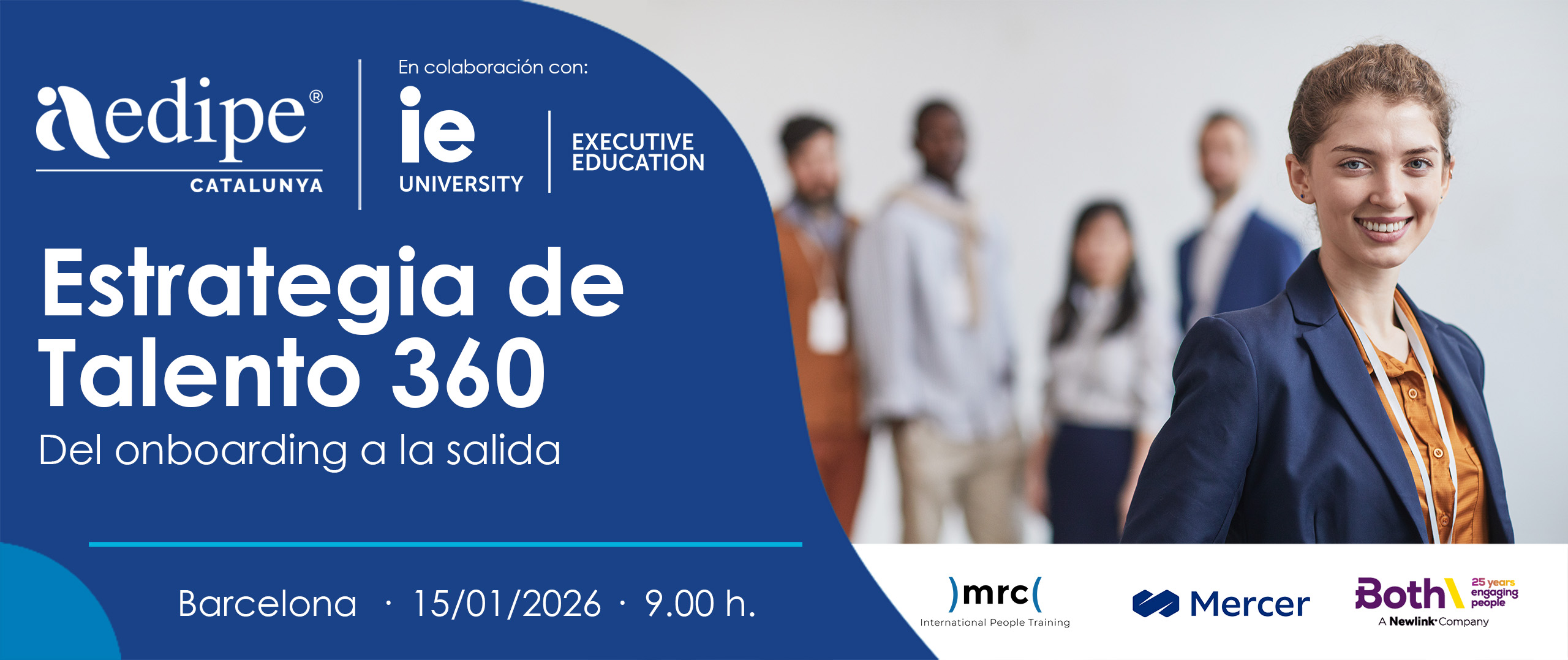 Estratègia de talent 360. De l’onboarding a la sortida. 15/01/2026. Inscriu-te