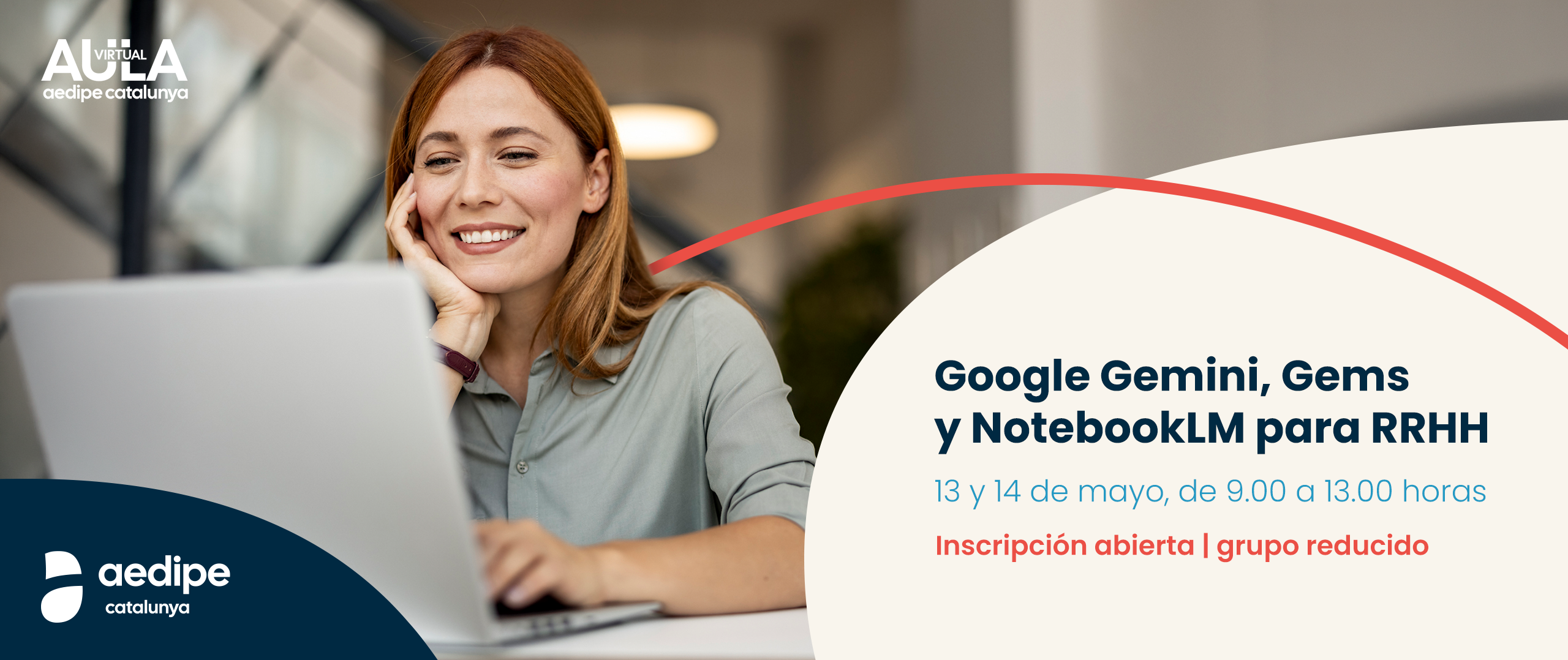 AV Google Gemini, Gems i NotebookLM per a RH. 13/05 i 14/05. Solicita la teva plaça