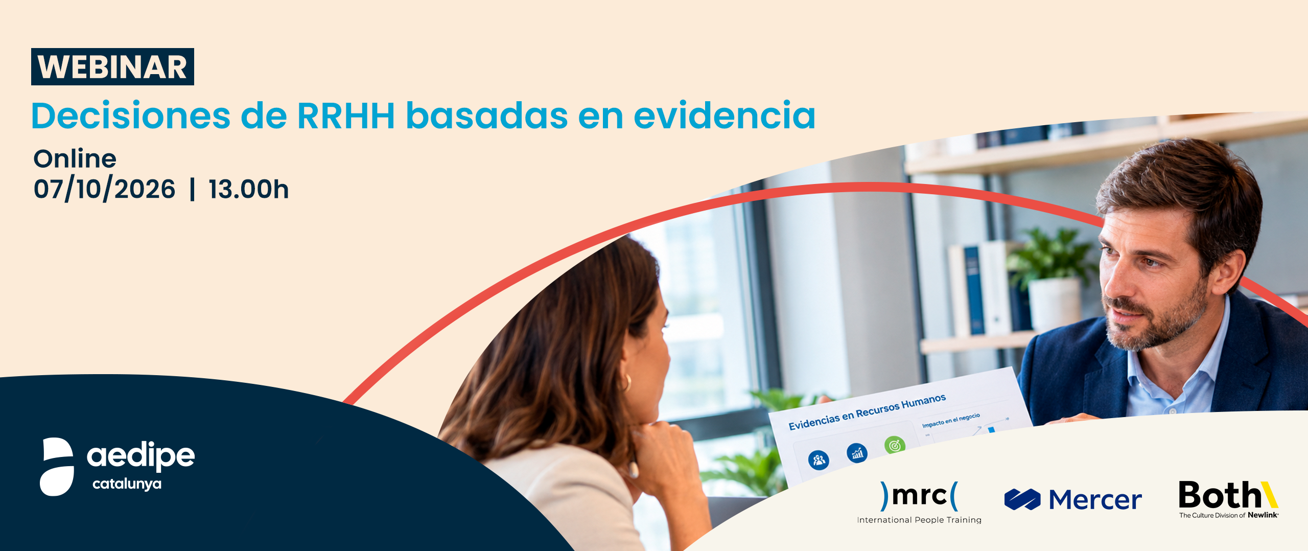 Webinar Decisions basades en evidencia. 10/07/2026. Inscriu-te
